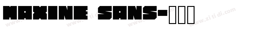 Maxine Sans字体转换